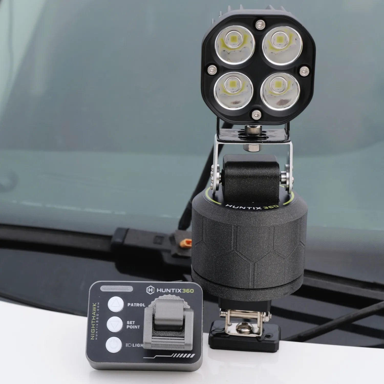 Fotografía original · Kit con foco de 180W · Base de montaje rápido
